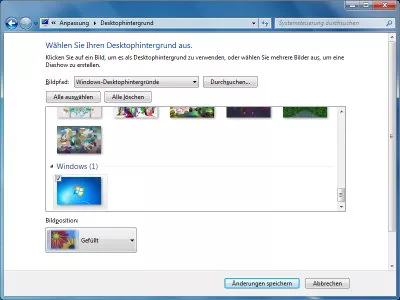 Windows 7 Hintergrundbild ändern