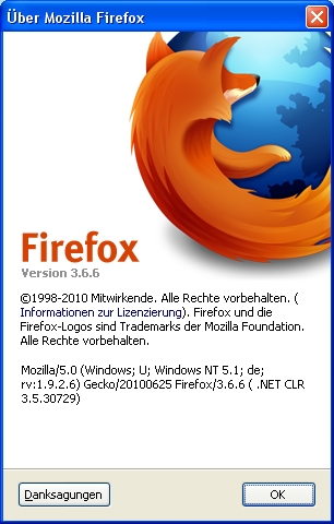 Firefox Version 3.6.6