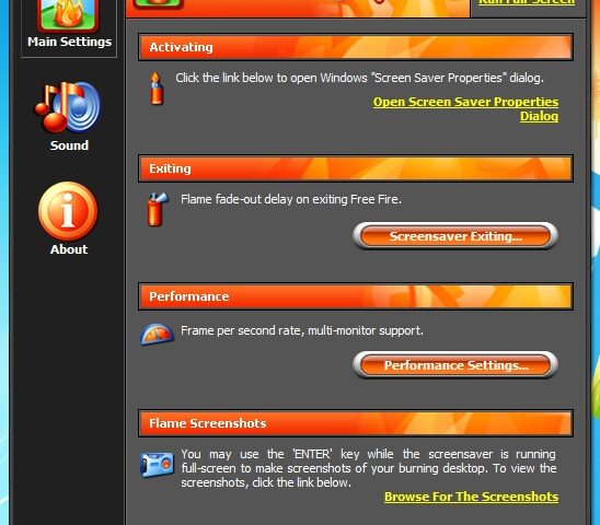 Download: Brennender Desktop als kostenloser Bildschirmschoner 1 free fire screensaver 1