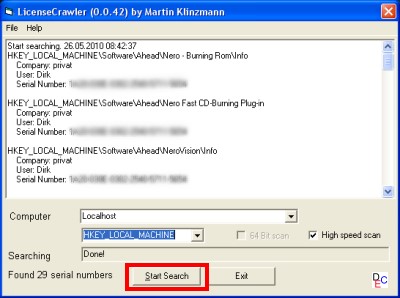 LicenseCrawler