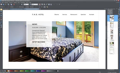 Screenshot MAGIX Web Designer Premium