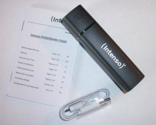 Lieferumfang Intenso Powerbank P2600
