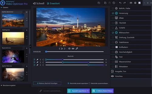 Ashampoo Video Optimizer Pro Screenshot