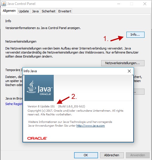 Welche Java Version habe ich auf dem PC installiert?