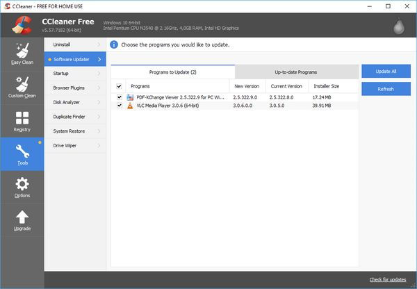 nützliche Tools im CCleaner