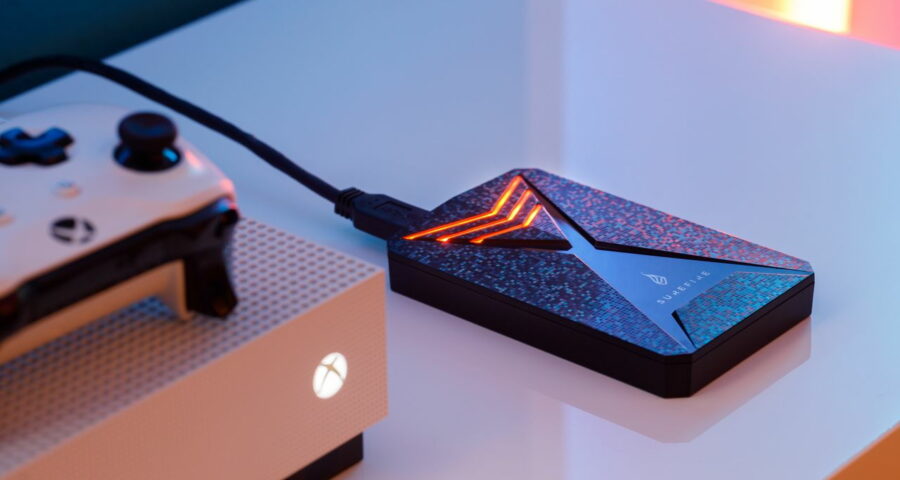 SureFire Festplatten machen die Spielebibliothek transportierbar