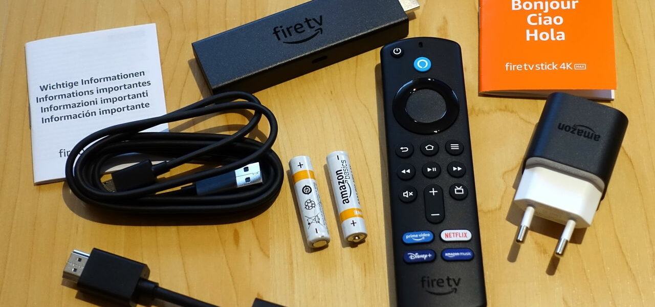 Fire TV Stick 4K Max Lieferumfang
