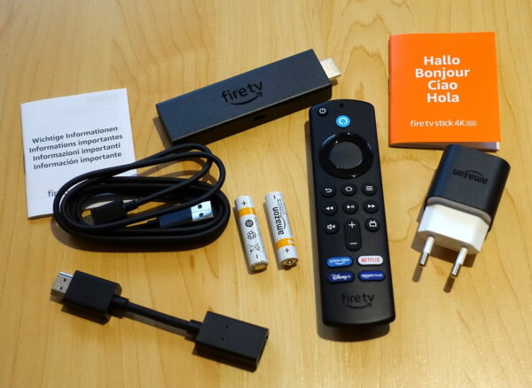 Fire TV Stick 4K Max Lieferumfang