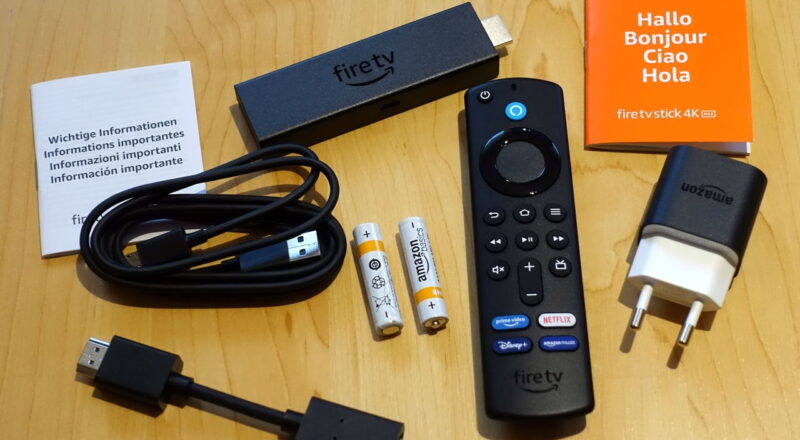 Fire TV Stick 4K Max Lieferumfang