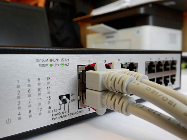 Datenübertragung in einem Netzwerk Switch