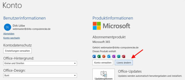 Microsoft Office Key auslesen