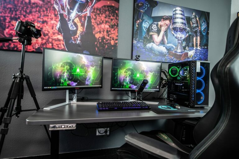 144Hz-Monitore Gaming Setup