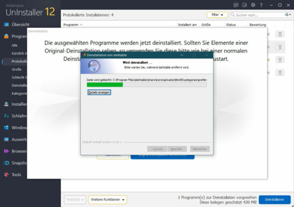 Ashampoo UnInstaller 12 Bild 4