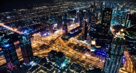Smart Citys bei Nacht