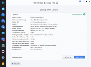 Ashampoo Backup Pro 25 Screenshot 5