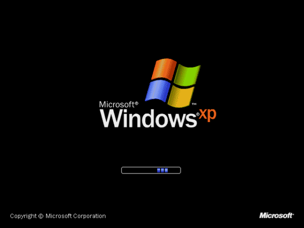 Der Startbildschirm in Windows XP SP2/SP3, FLP, EPoS, Embedded 2009