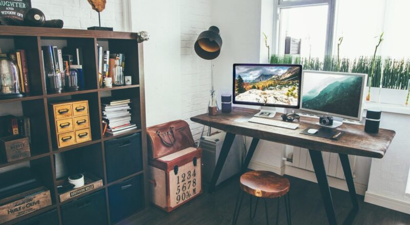 Monitor im Homeoffice Beispiel Setup