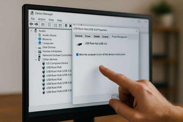 USB-Gerät wird nicht erkannt: Stromsparmodus in Windows deaktivieren USB-Gerät wird nicht erkannt wegen Stromsparfunktion in Windows