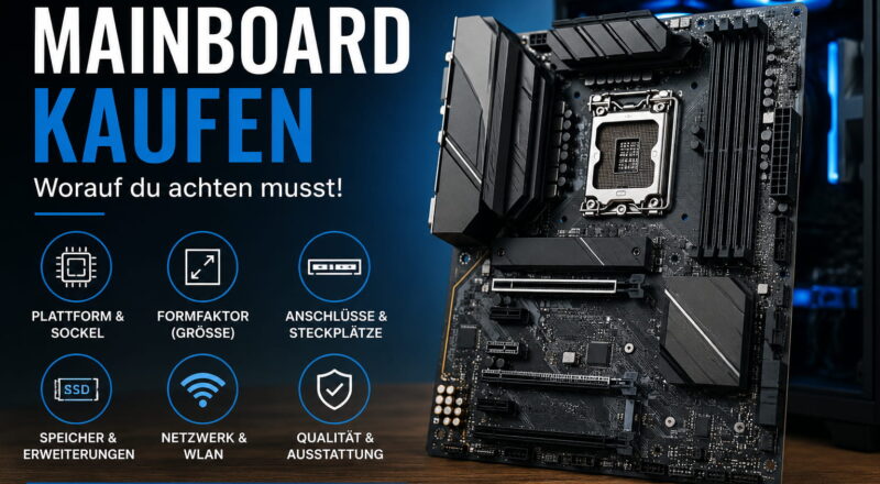 Mainboard kaufen – wichtige Kriterien für die richtige Auswahl