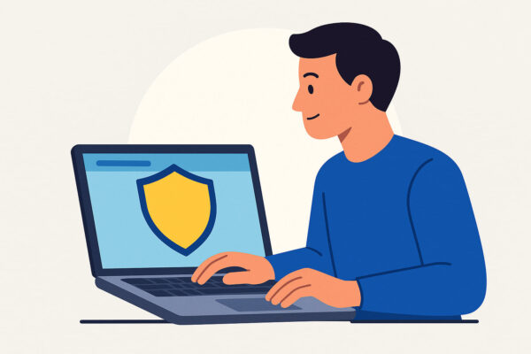 Benutzerfreundliche moderne Antiviren-Software für einfachen Schutz Benutzerfreundliche moderne Antiviren-Software mit intuitiver Oberfläche und klarer Sicherheitsanzeige