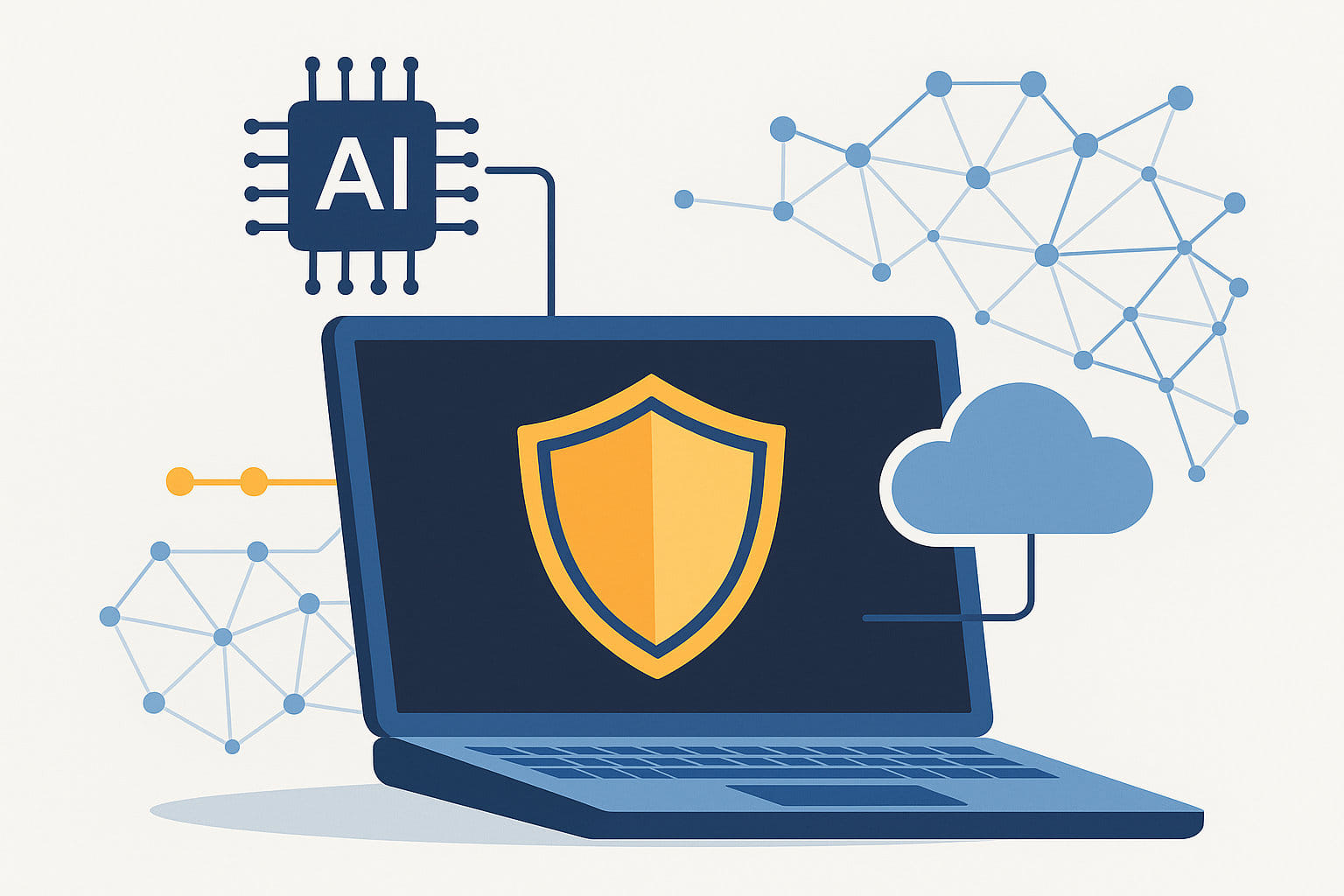 Moderne Antiviren-Software schützt Computer mit KI und Cloud-Technologie