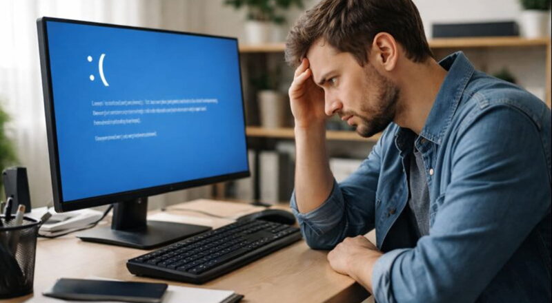 Typische Symptome bei RAM-Fehlern wie Absturz und Bluescreen am PC