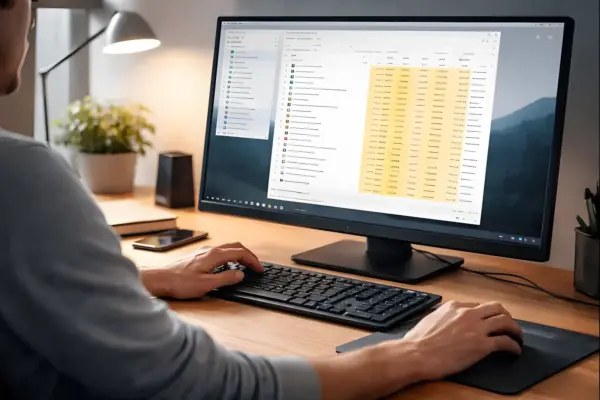 Geöffneter Windows-Task-Manager mit laufenden Hintergrundprozessen beim Herunterfahren