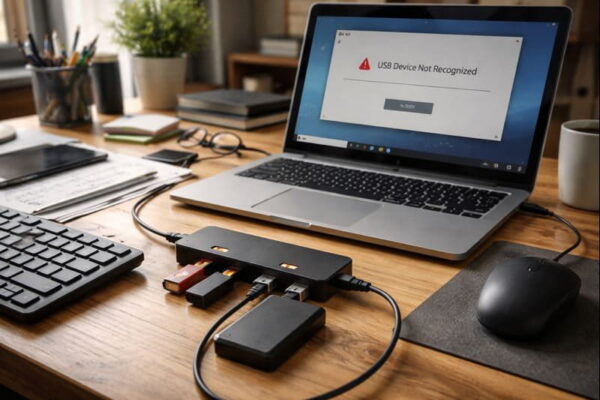 USB-Hub mit mehreren angeschlossenen Geräten verursacht Verbindungsprobleme