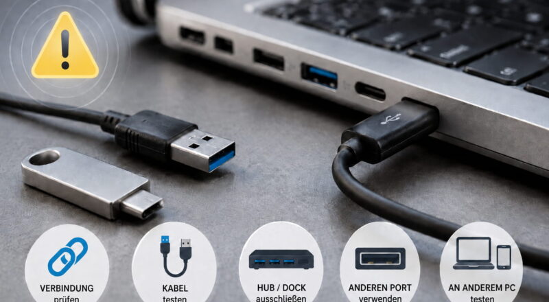 USB-Probleme an PC und Notebook erkennen und beheben