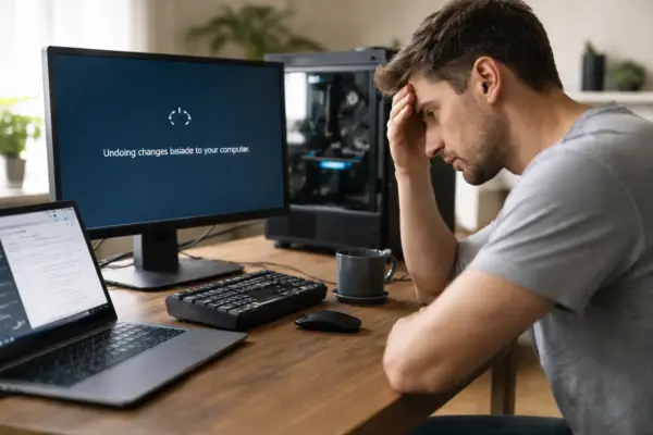 Boot-Fehler nach Update: Wenn der PC nicht mehr richtig startet PC startet nach Update nicht – System hängt beim Rückgängigmachen von Änderungen